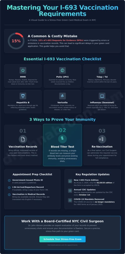 Immunization Check In I-693 Immunization Checklist for NYC Immigration Exams | Internist ...